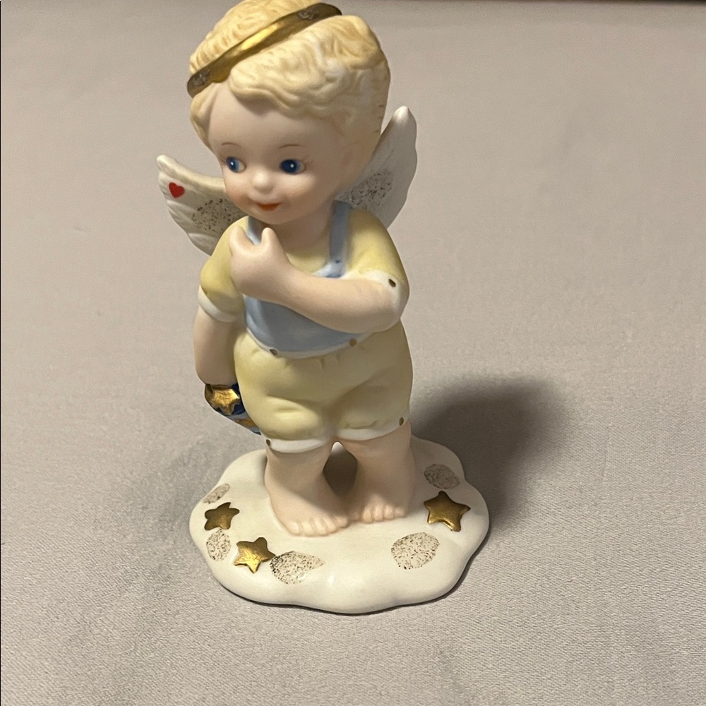 Tender Hearts Collection Playing in the Stars Katharine Stevenson Angel Figurine